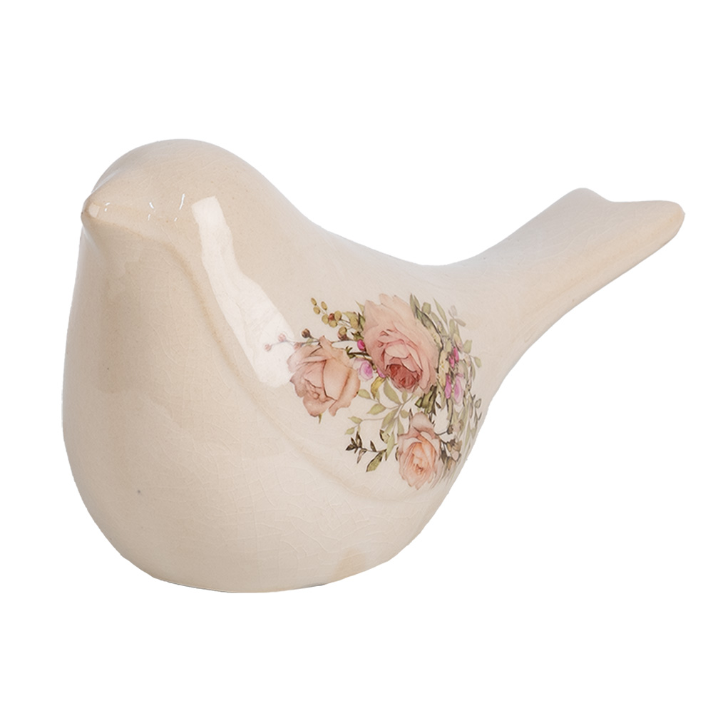 [6CE1951M] Decoratie vogel 22x9x12 cm