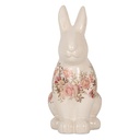 Image de décoration Lapin Beige Rose 16x12x28 cm