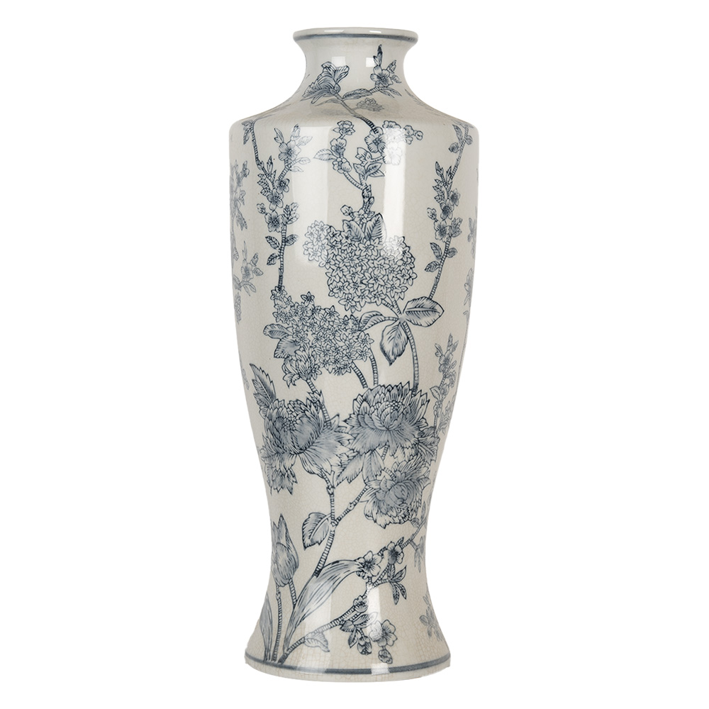 [6CE2080] Vase  Bleu Ø 16x42 cm