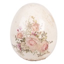 Deko Ei Beige Rosa Ø 10x12 cm