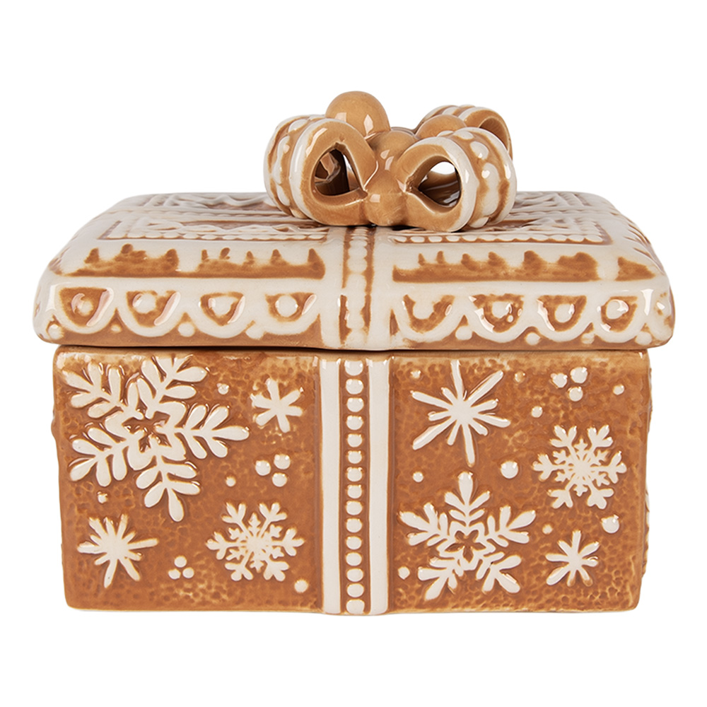 [6CE2229] Voorraadpot met deksel 19x13x16 cm