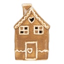 Décoration maison avec LED Marron Blanc 7x7x11 cm