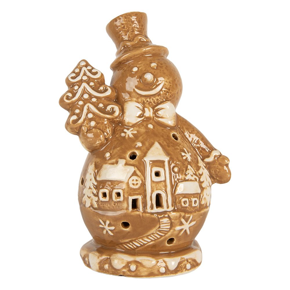 [6CE2348] Decoratie sneeuwman 11x8x16 cm