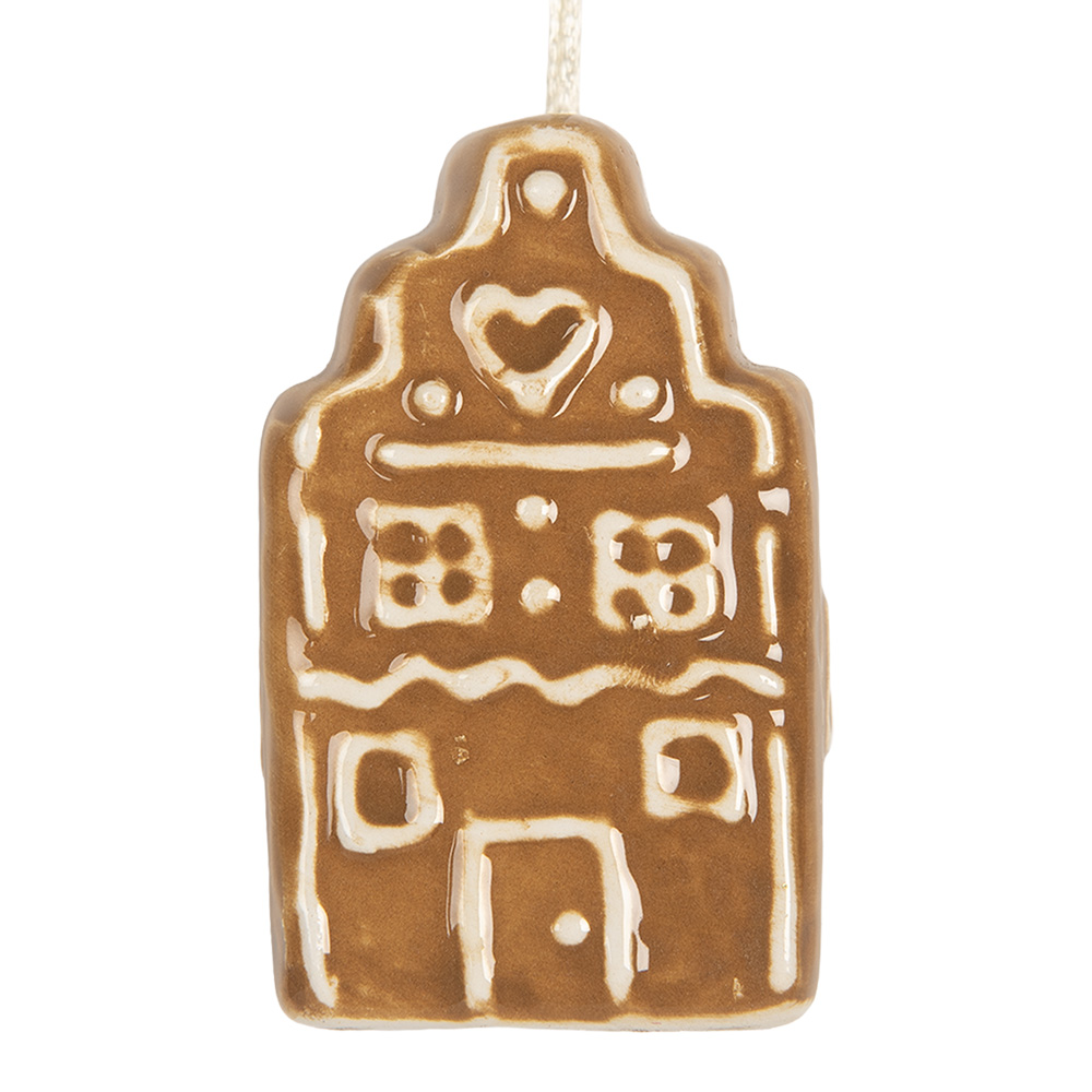 [6CE2356] Decoratie hanger huisje 4x4x6 cm