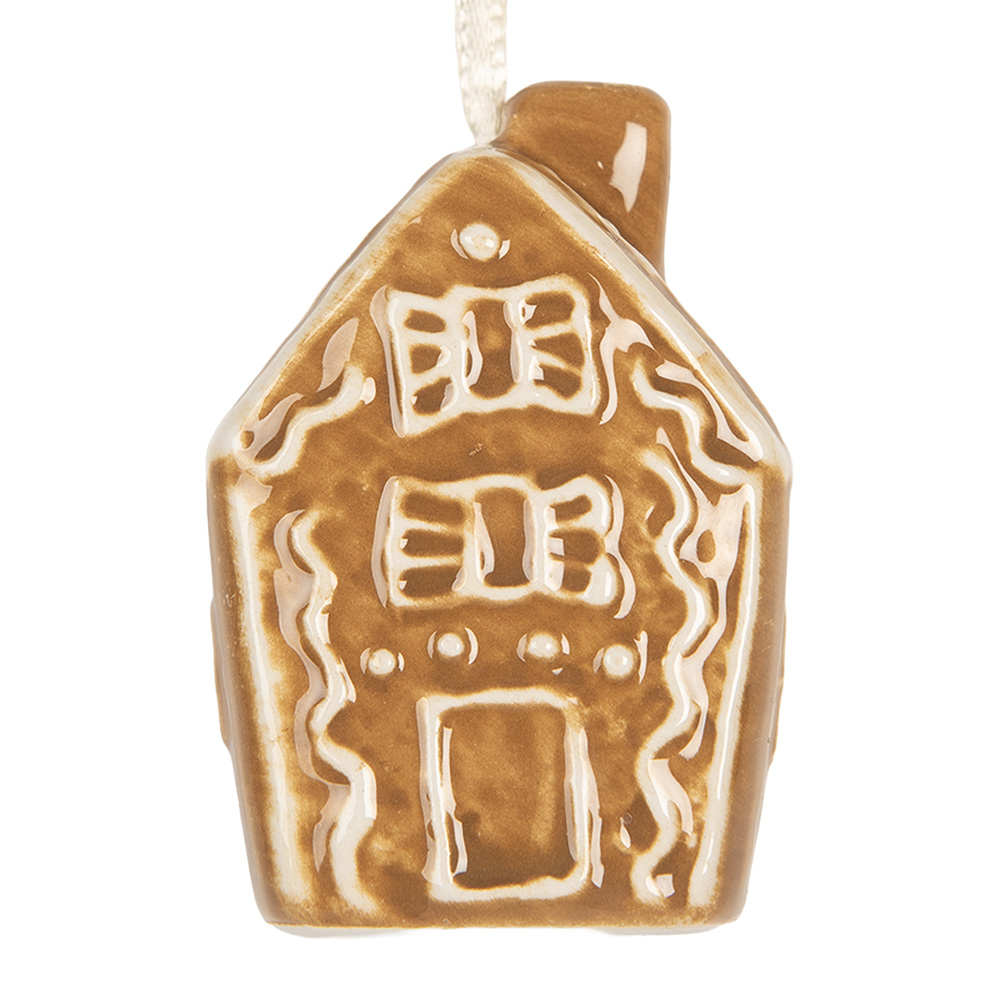 [6CE2357] Decoratie hanger huisje 4x4x6 cm