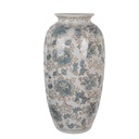 Vase hanging White Green 19x10x38 cm