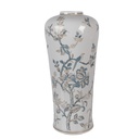 Vase White Green Ø 17x39 cm