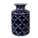 Vaso Blu Bianco Ø 19x31 cm