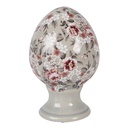 Décoration uf sur pied Gris Rose Ø 9x14 cm