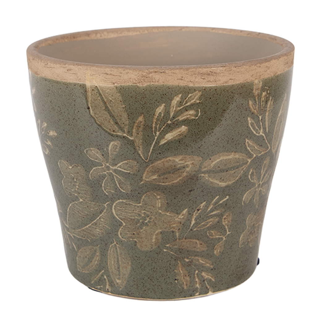 [6CE2410M] Decoratie bloempot Ø 12x10 cm