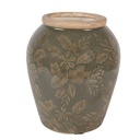Vaso Verde Marrone Ø 13x15 cm