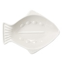Soup Bowl Fish White19x15x4 cm