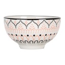 Bol de soupe Blanc Noir Ø 9x5 cm / 125 ml