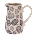 Decorative Pitcher Beige Grey 16x12x18 cm