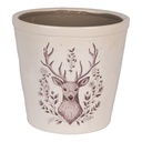 Flower Pot Inside Beige Brown Ø 21x20 cm