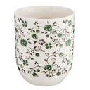Crockery Mug White, Green Ø 6x8 cm / 100 ml