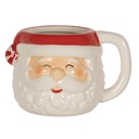 Tazza Bianco Rosso 15x11x9 cm / 450 ml