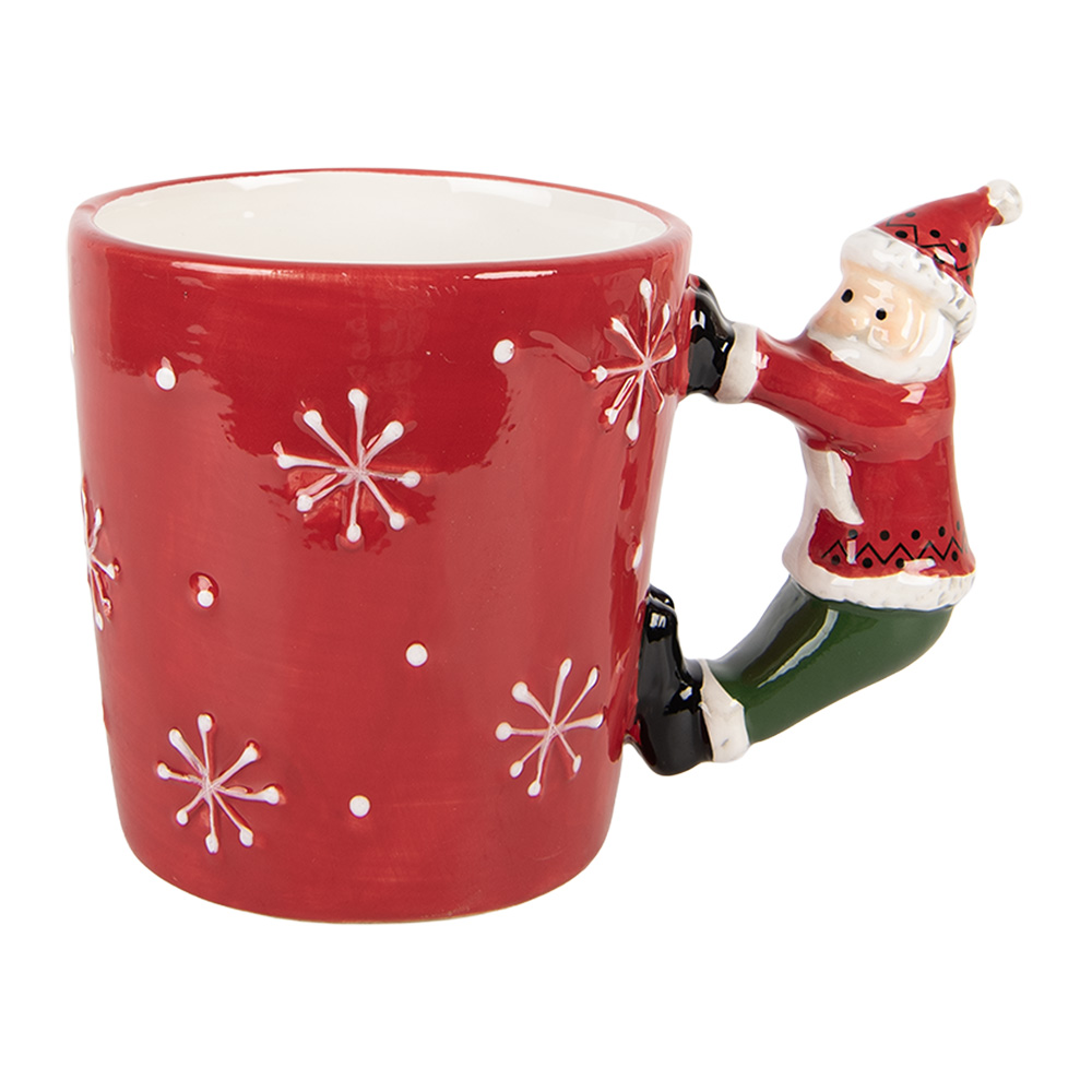 [6CEMU0200R] Mug Rouge 15x10x11 cm / 400 ml