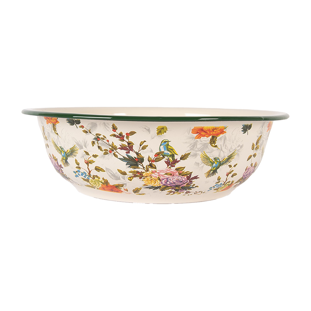 [6EM0003] Decoratieve schaal Ø 30x9 cm / 3000 ml