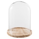 Cloche en Verre Transparent Ø 23x29 cm