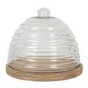 Cloche en Verre Transparent Ø 33x28 cm