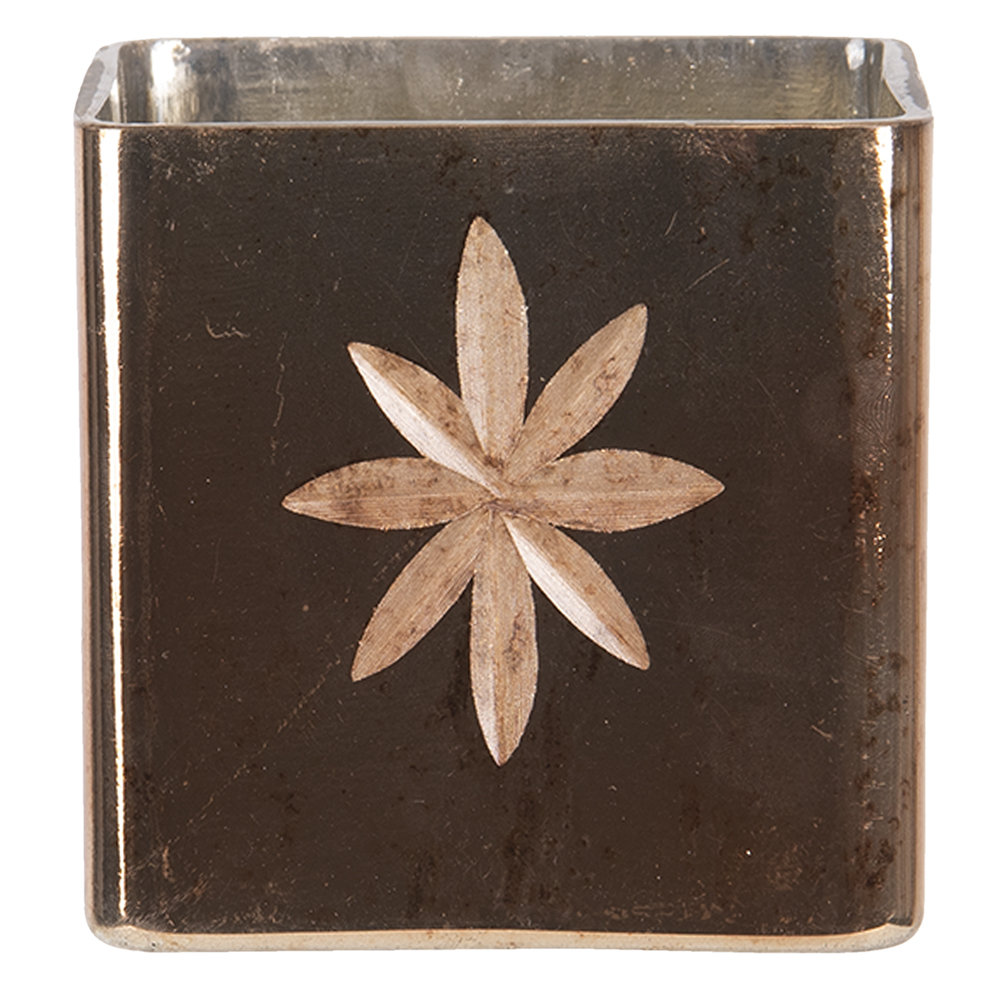 [6GL3212] Waxinelichthouder 10x10x10 cm