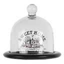 Glass Cloche Transparent Ø 12x12 cm