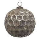 Weihnachtskugel XL Kupferfarbig, Braun Ø 15x15 cm