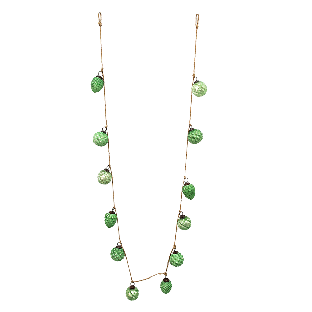[6GL3705] Pendentif décoratif Vert, Marron 190x5x8 cm