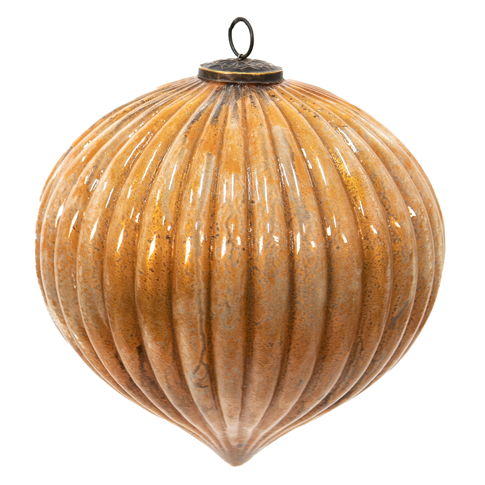 [6GL3750] Palla di Natale XL Oro Ø 25x25 cm