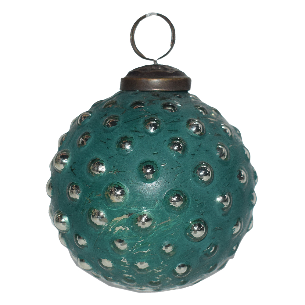 [6GL3763] Boule de Noël Vert Ø 7x7 cm