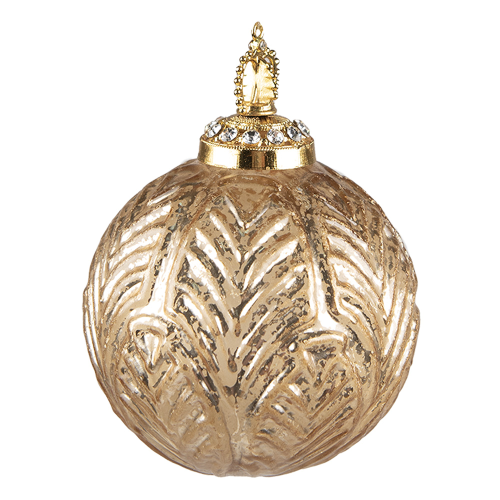 [6GL3821] Kerstbal Ø 7x9 cm
