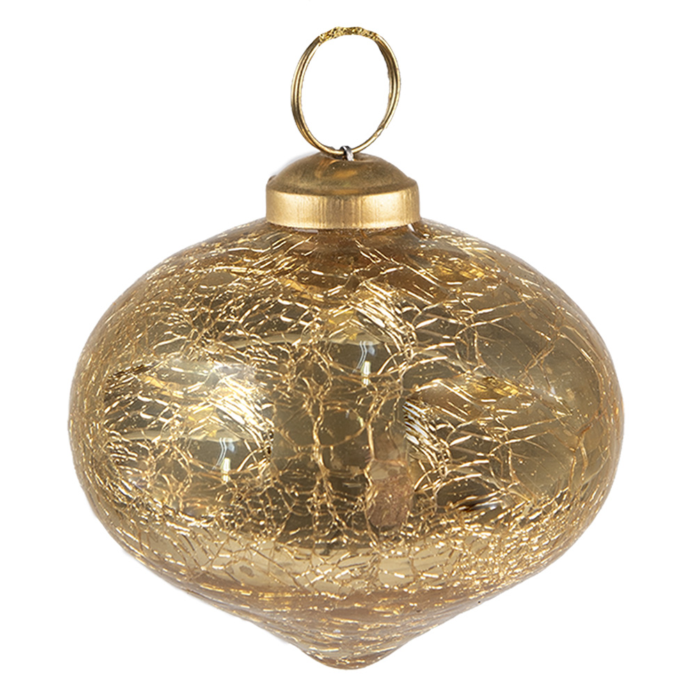 [6GL3825] Weihnachtskugel Ø 9x8 cm