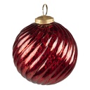 Weihnachtskugel Rot Ø 9x10 cm