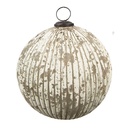 Boule de Noël Beige Marron Ø 20x20 cm