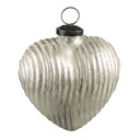 Palla di natale Argento 11x5x12 cm