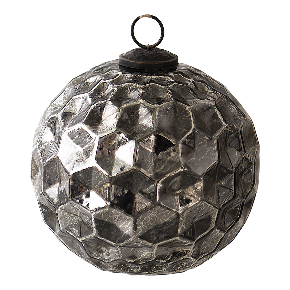 [6GL3918] Boule de Noël Noir Ø 15x15 cm