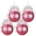 Boule de Noël Ø 10x10 cm (set van 4)
