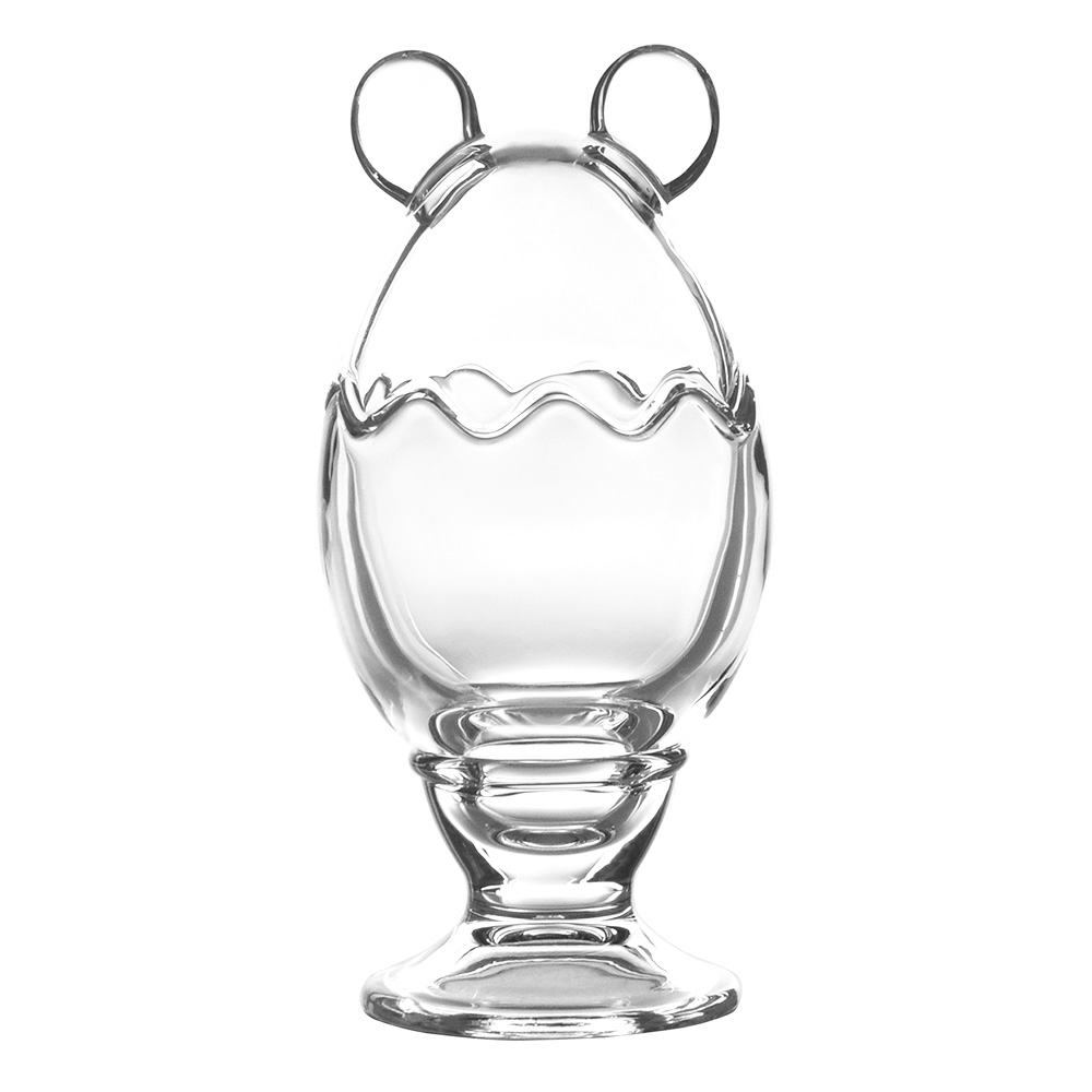 [6GL4233] Bonbonniere with lid Transparent Ø 8x17 cm