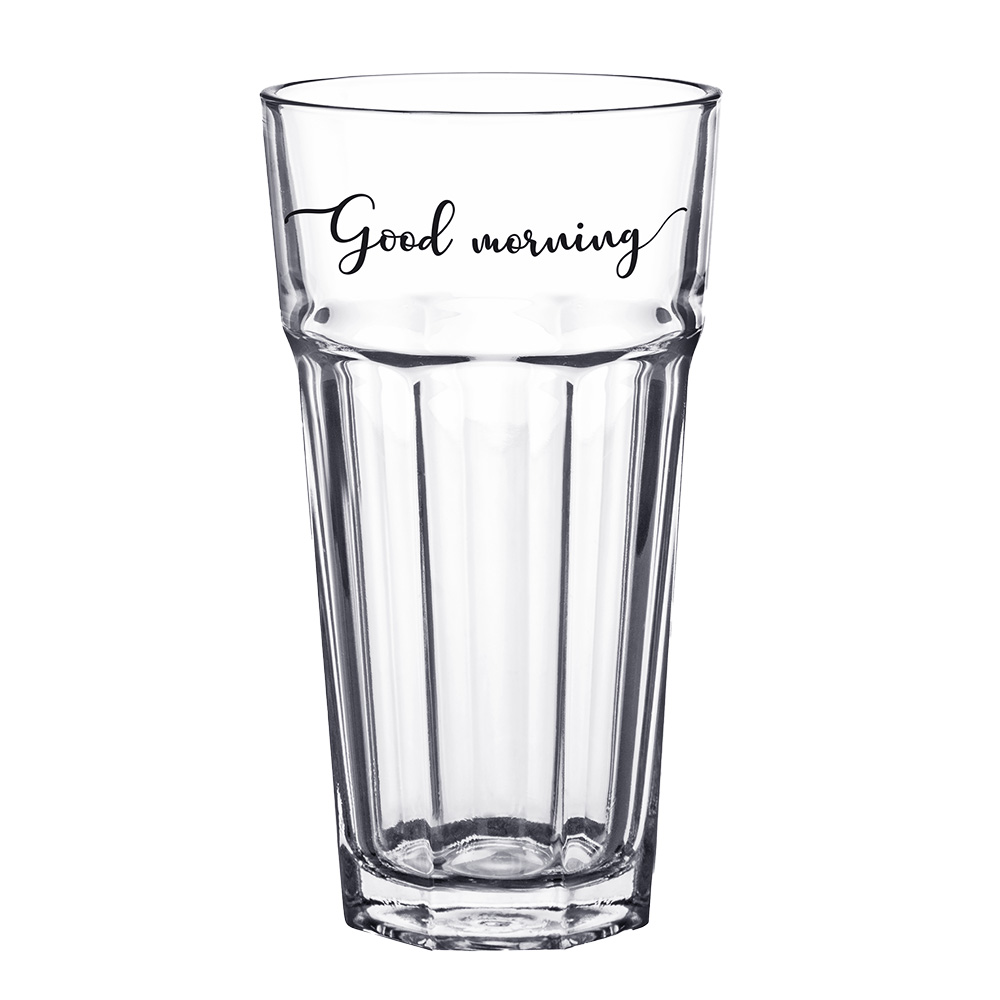 [6GL4372] Verre d'eau Transparent Ø 8x15 cm / 320 ml