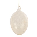 Décoration pendentif uf Jaune Ø 6x10 cm