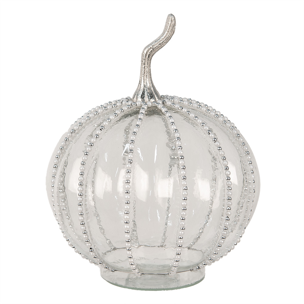 [6GL4544M] Decoration Pumpkin Transparent Ø 15x19 cm