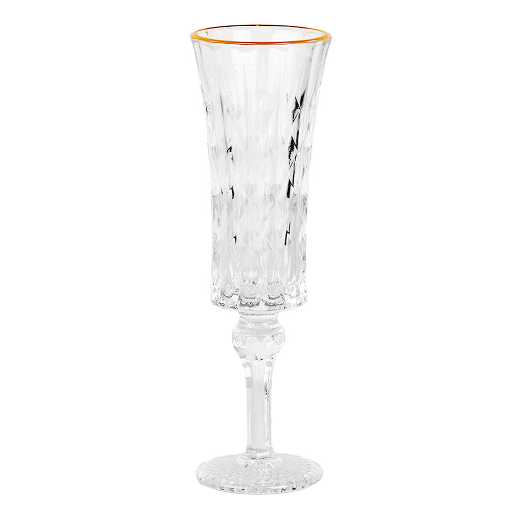 [6GL5011] Bicchiere di Champagne Trasparente Ø 6x20 cm / 100 ml