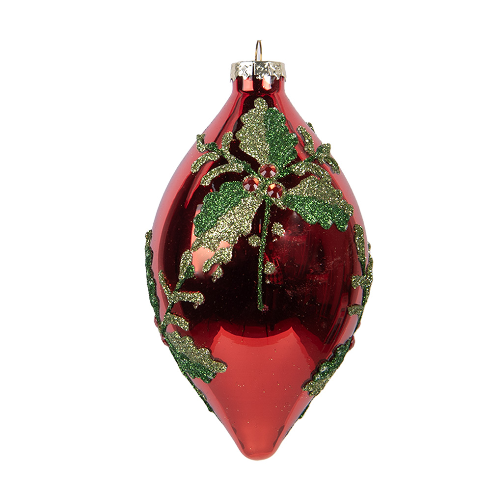 Kerstbal Ø 8x15 cm