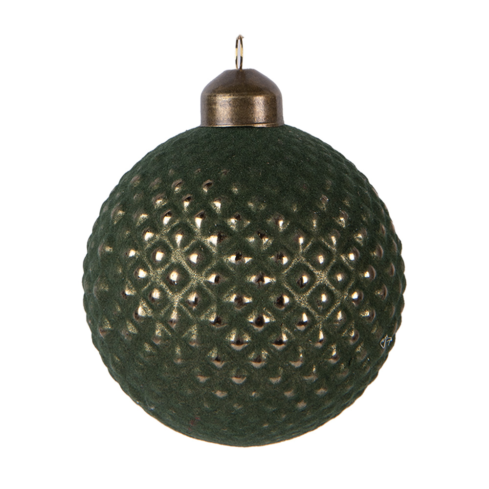 Kerstbal Ø 8x9 cm
