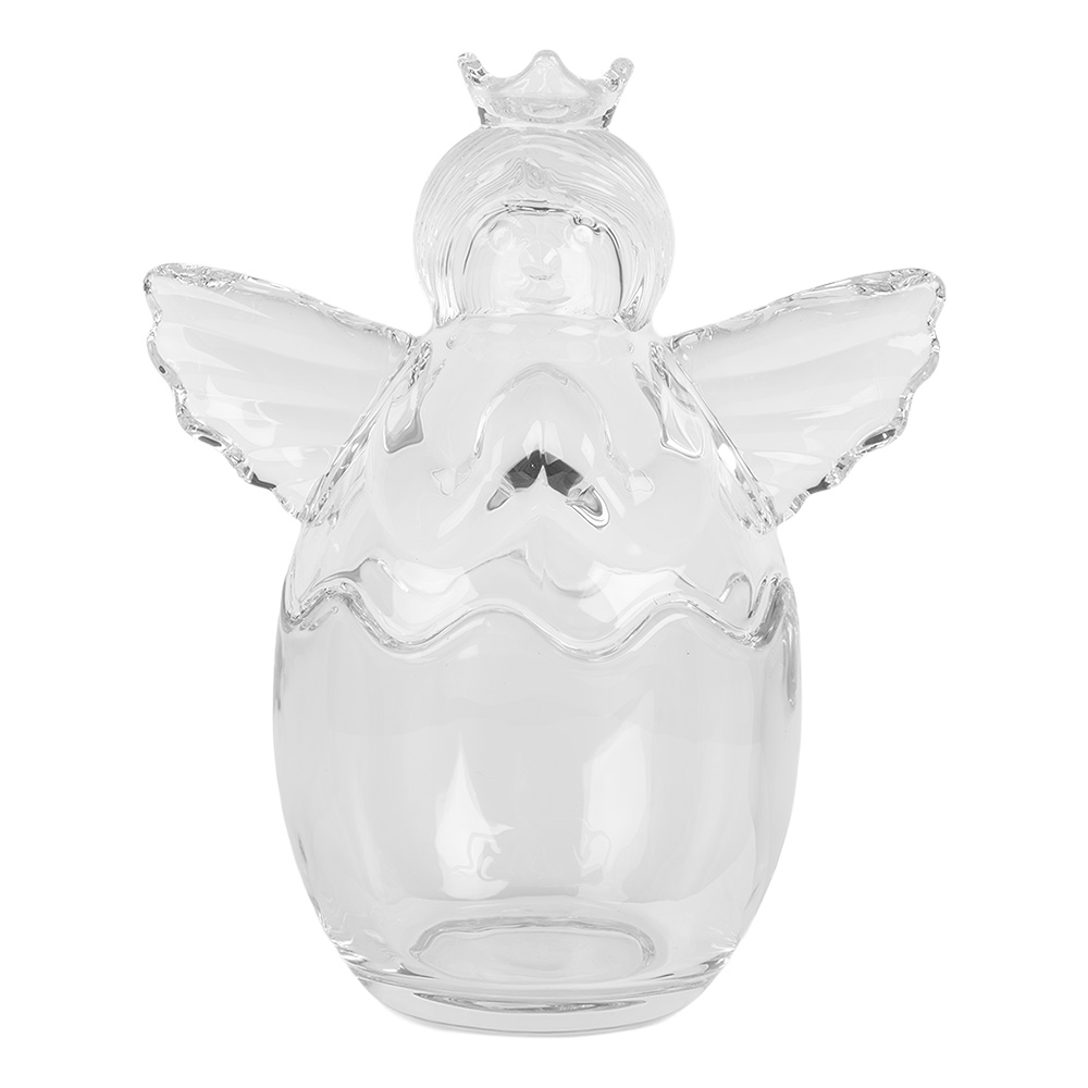 [6GL5201] Storage Jar with Lid Transparent 15x10x18 cm