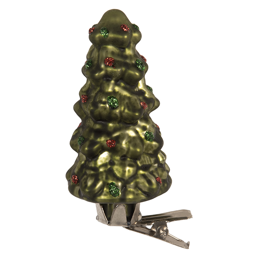 Knijper kerstornament kerstboom Ø 4x9 cm