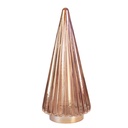 Décoration de Noël Sapin de Noël Marron Ø 11x26 cm