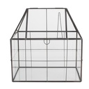 Serra Decorativa Trasparente Nero 25x16x26 cm