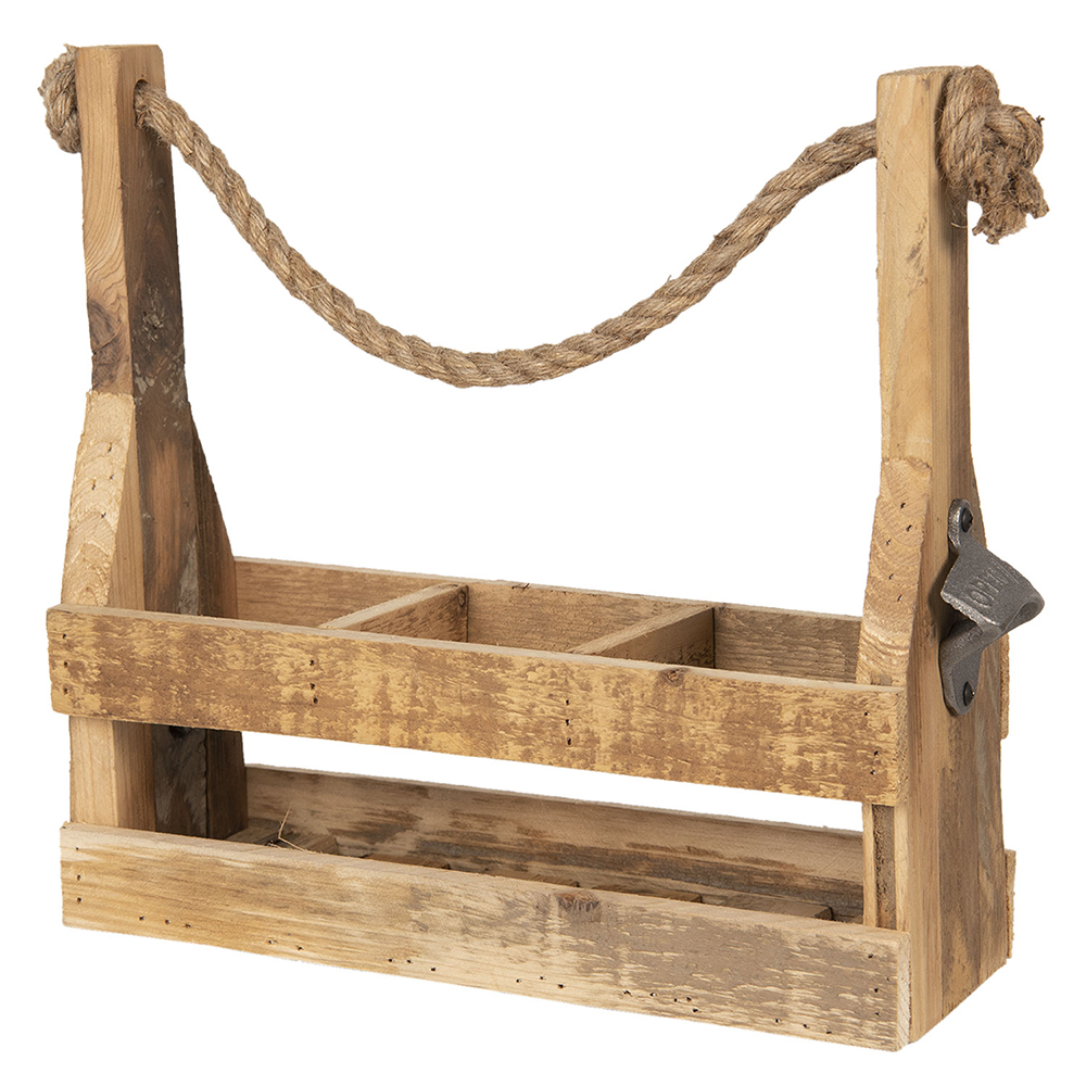 [6H1882] Portabottiglie con Bottiglie 32x11x32 cm